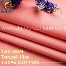 Solid Cotton Tencel-Like Fashion Fabric for Clothes Textile (GLLML458)